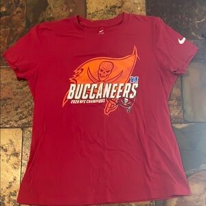 Nike Red Buccaneers Game Tee